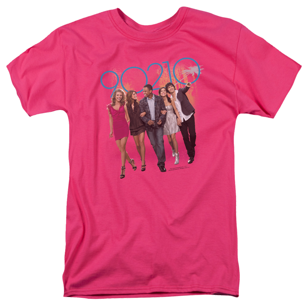 90210 Walk Down The Street - Men's Regular Fit T-Shirt Men's Regular Fit T-Shirt Beverly Hills 90210