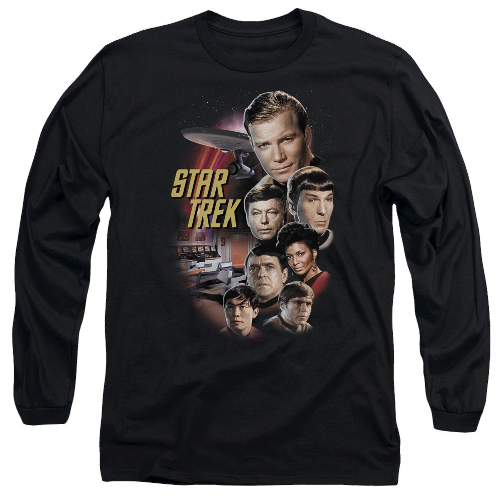 Star Trek The Classic Crew Men's Long Sleeve T-Shirt Men's Long Sleeve T-Shirt Star Trek