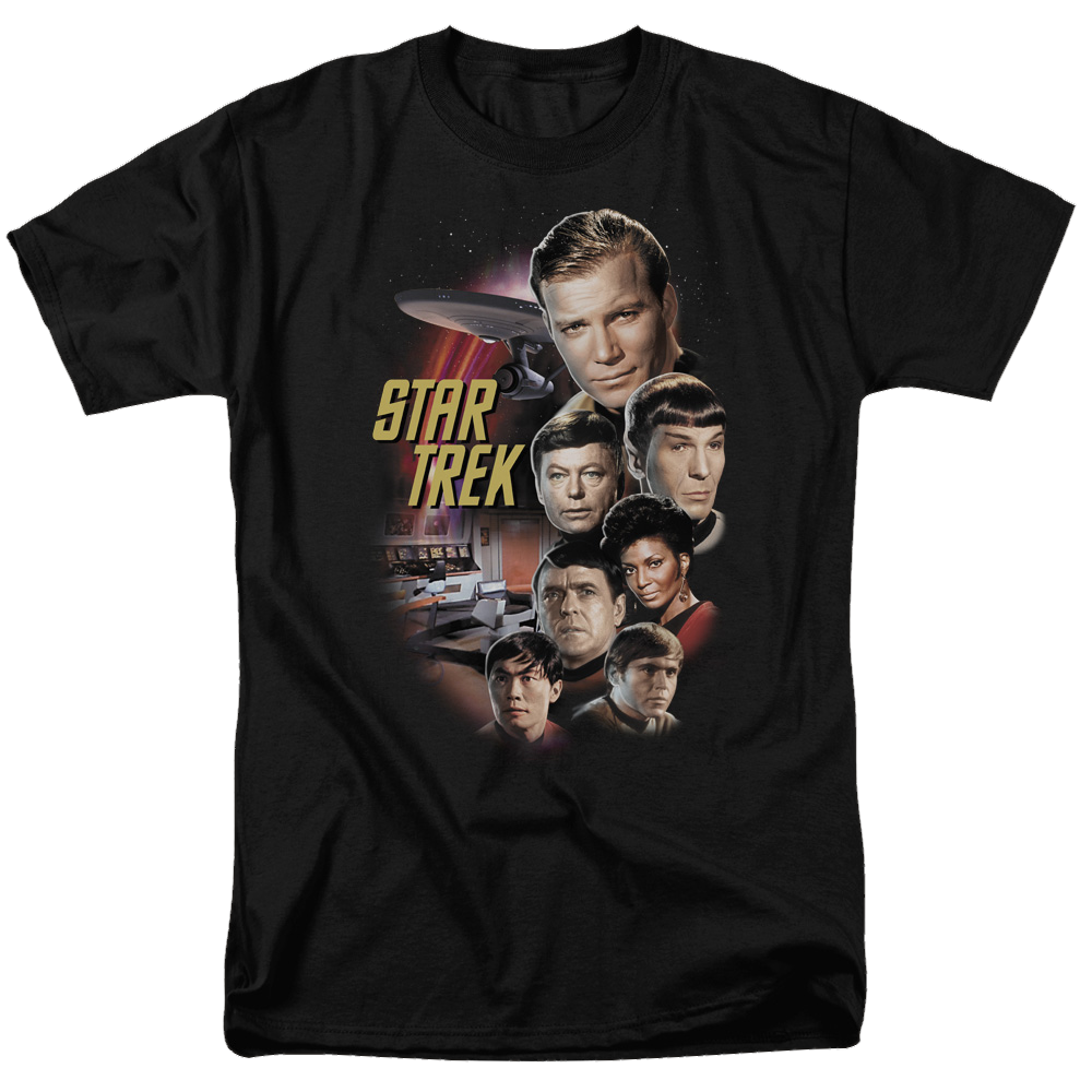 Star Trek The Classic Crew Men's Regular Fit T-Shirt Men's Regular Fit T-Shirt Star Trek
