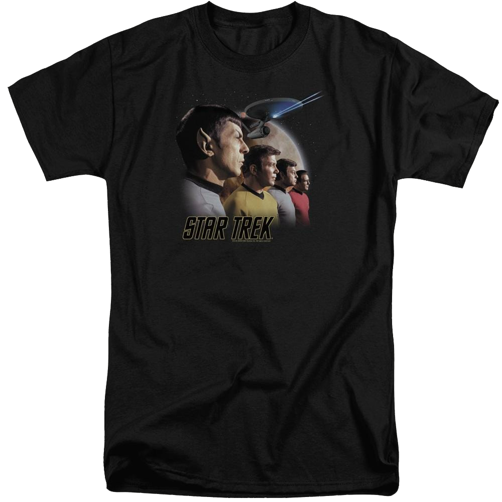 Star Trek Forward To Adventure Men's Tall Fit T-Shirt Men's Tall Fit T-Shirt Star Trek
