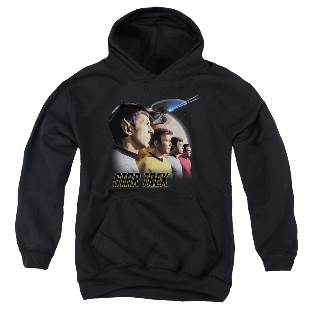Star Trek The Original Series Forward To Adventure - Youth Hoodie Youth Hoodie (Ages 8-12) Star Trek