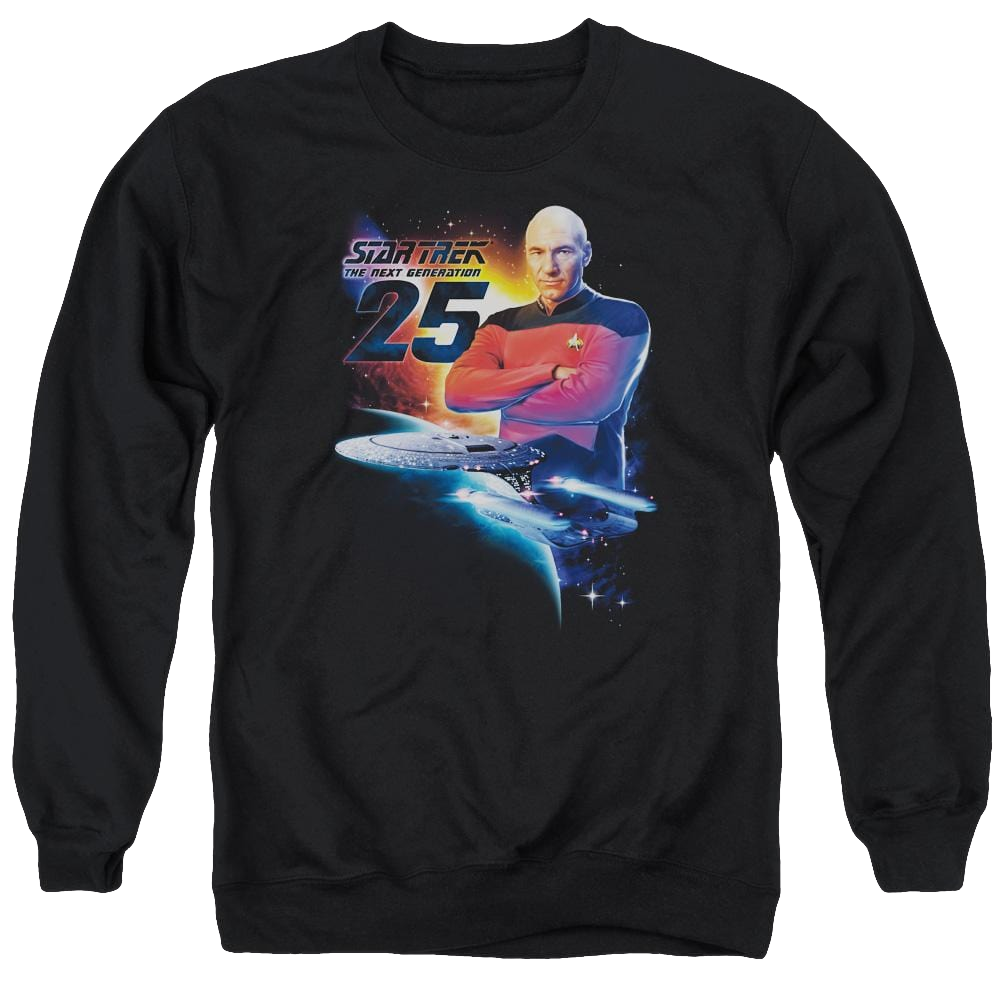 Star Trek Tng 25 Men's Crewneck Sweatshirt Men's Crewneck Sweatshirt Star Trek