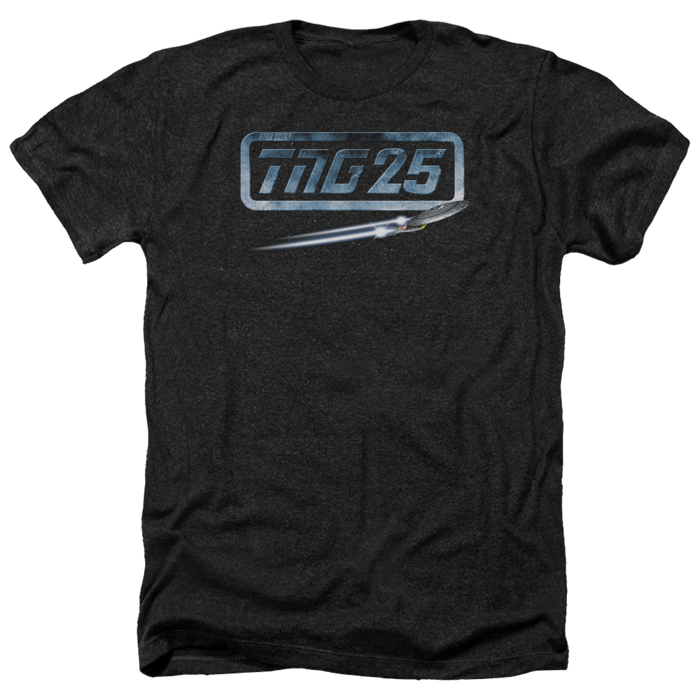Star Trek The Next Generation Tng 25 Enterprise - Men's Heather T-Shirt Men's Heather T-Shirt Star Trek