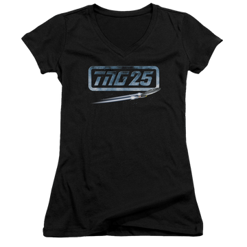 Star Trek The Next Generation Tng 25 Enterprise - Juniors V-Neck T-Shirt Juniors V-Neck T-Shirt Star Trek