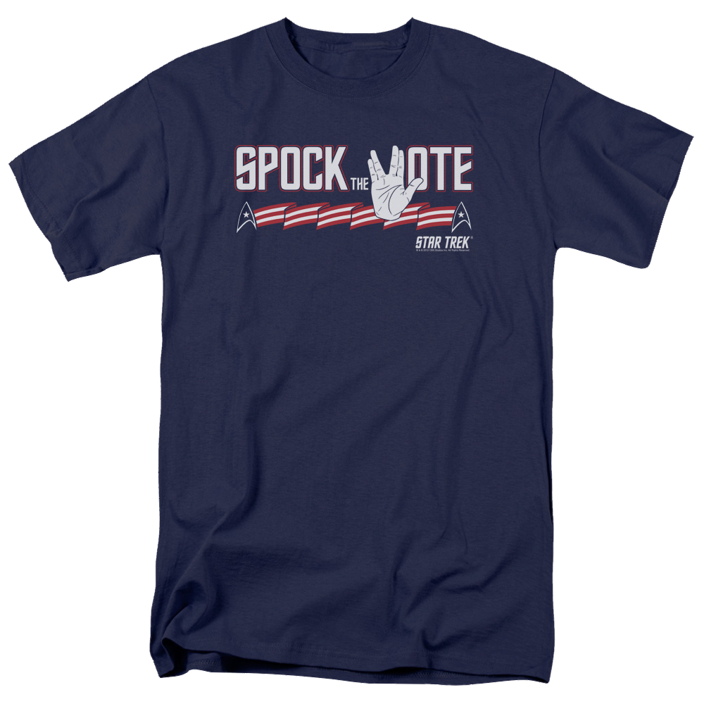Star Trek Spock The Vote Men's Regular Fit T-Shirt Men's Regular Fit T-Shirt Star Trek