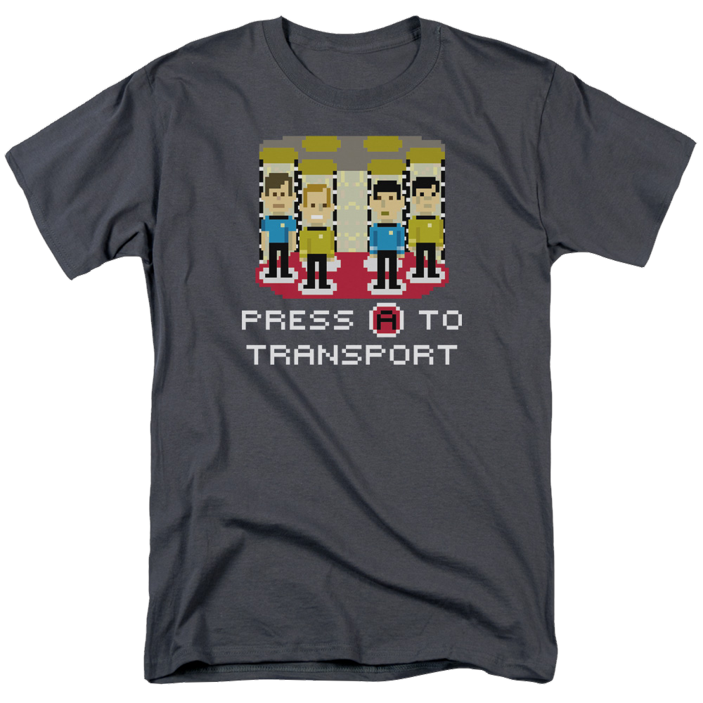 Star Trek Press A To Transport Men's Regular Fit T-Shirt Men's Regular Fit T-Shirt Star Trek