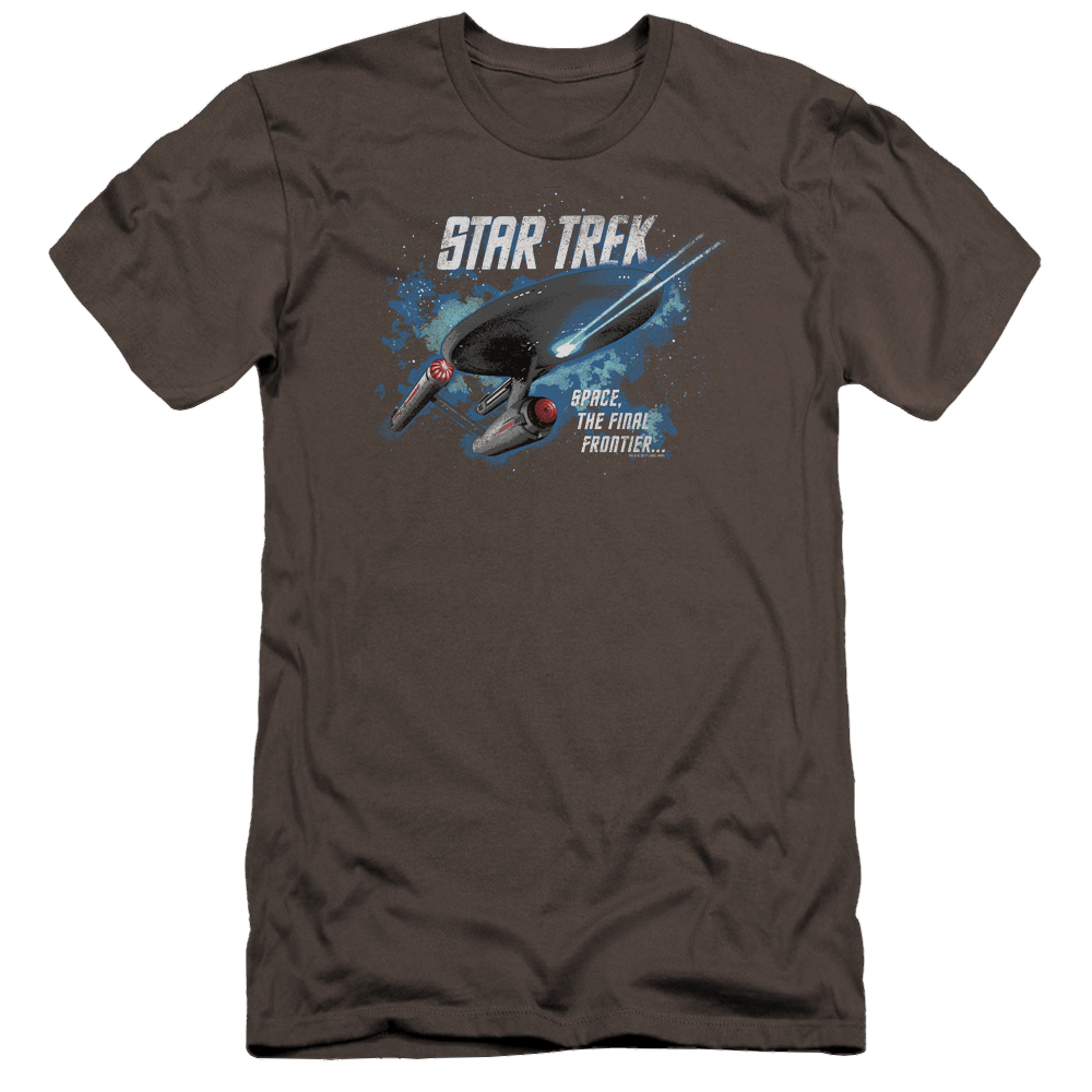 Star Trek The Final Frontier Men's Premium Slim Fit T-Shirt Men's Premium Slim Fit T-Shirt Star Trek