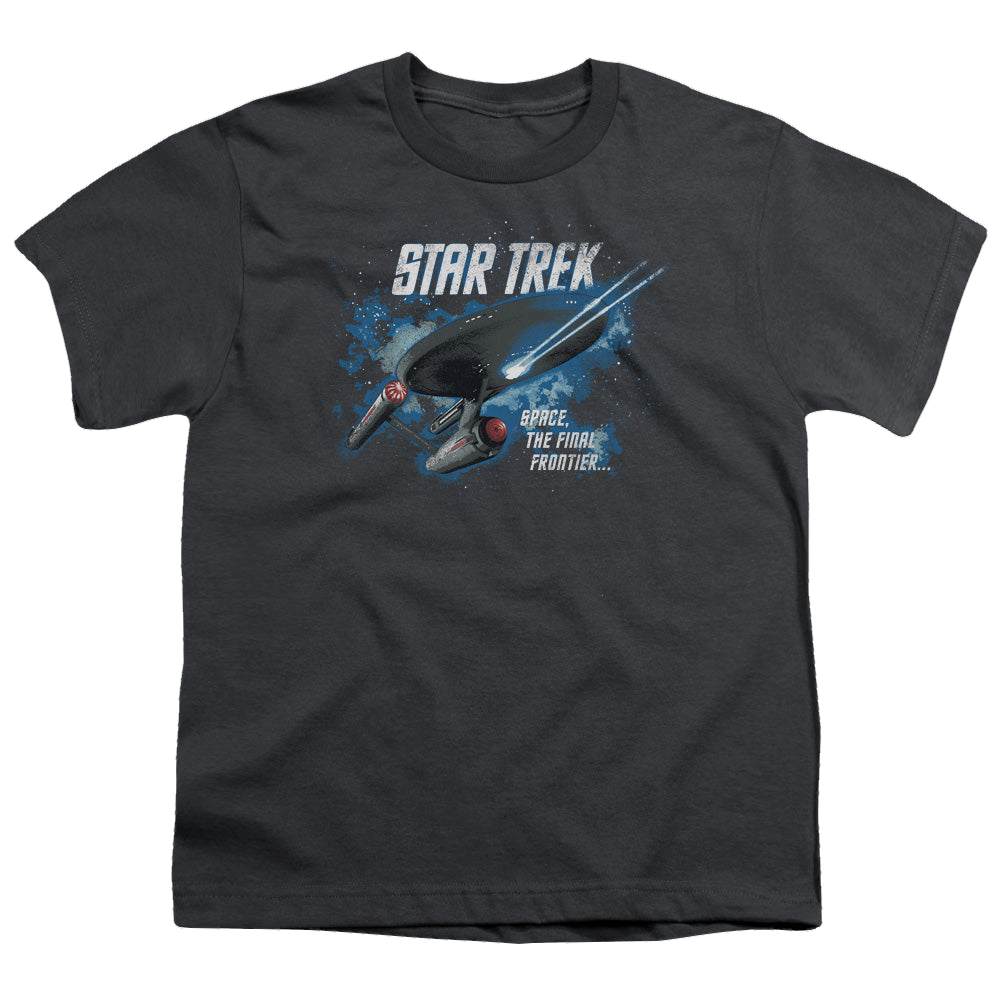 Star Trek The Original Series The Final Frontier - Youth T-Shirt Youth T-Shirt (Ages 8-12) Star Trek