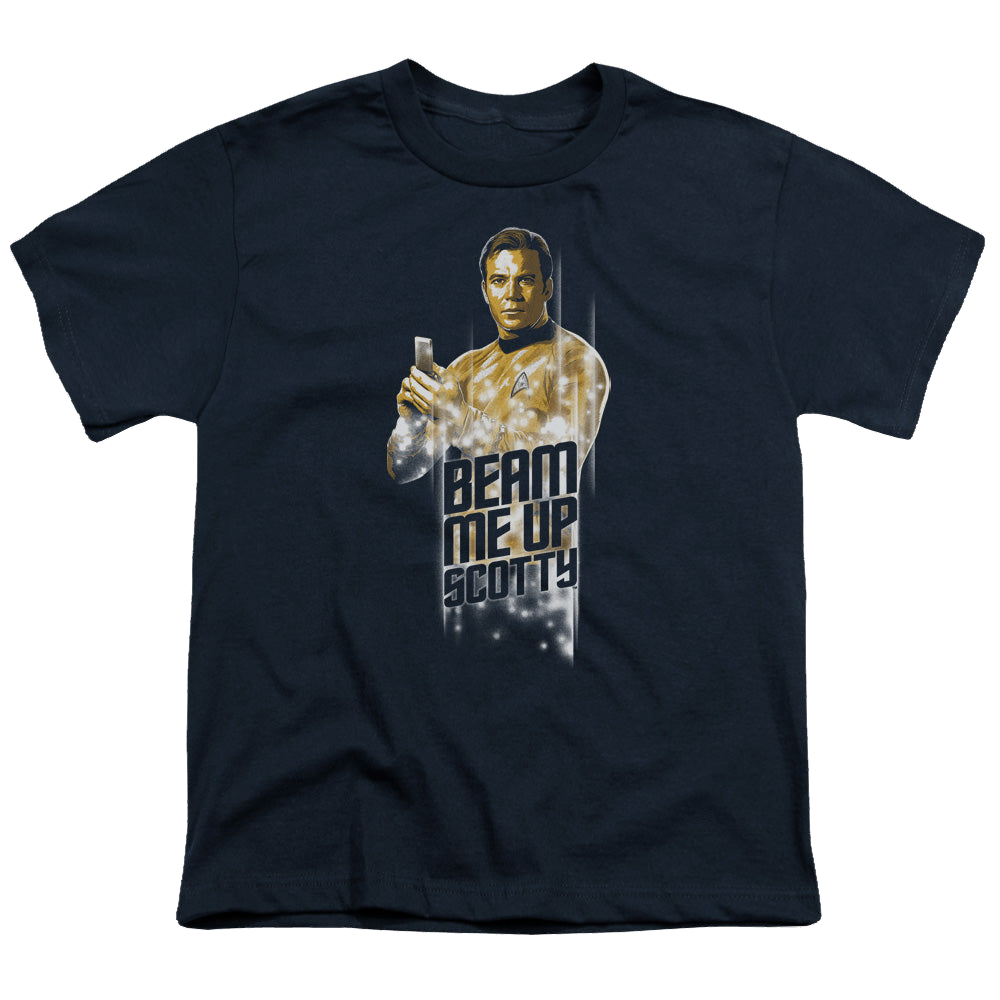 Star Trek The Original Series Beam Me Up - Youth T-Shirt Youth T-Shirt (Ages 8-12) Star Trek