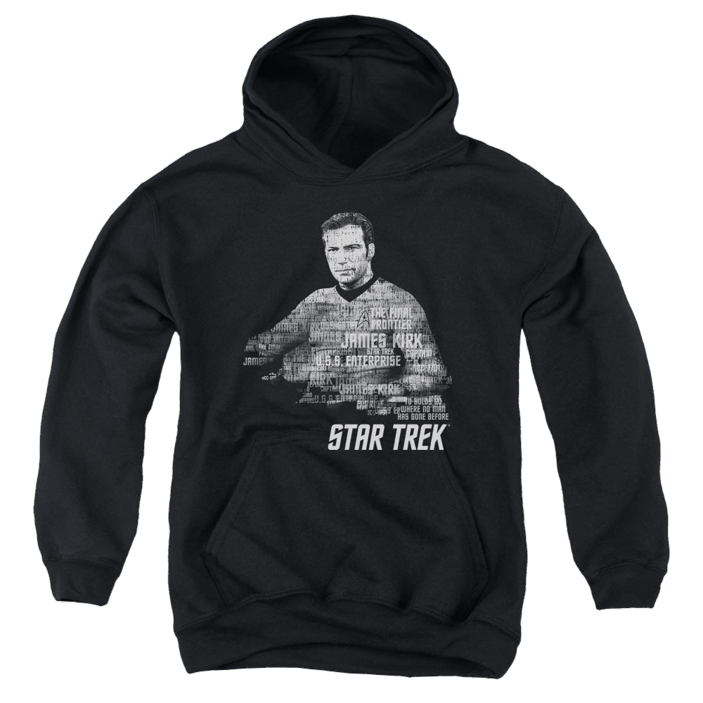 Star Trek The Original Series Kirk Words - Youth Hoodie Youth Hoodie (Ages 8-12) Star Trek