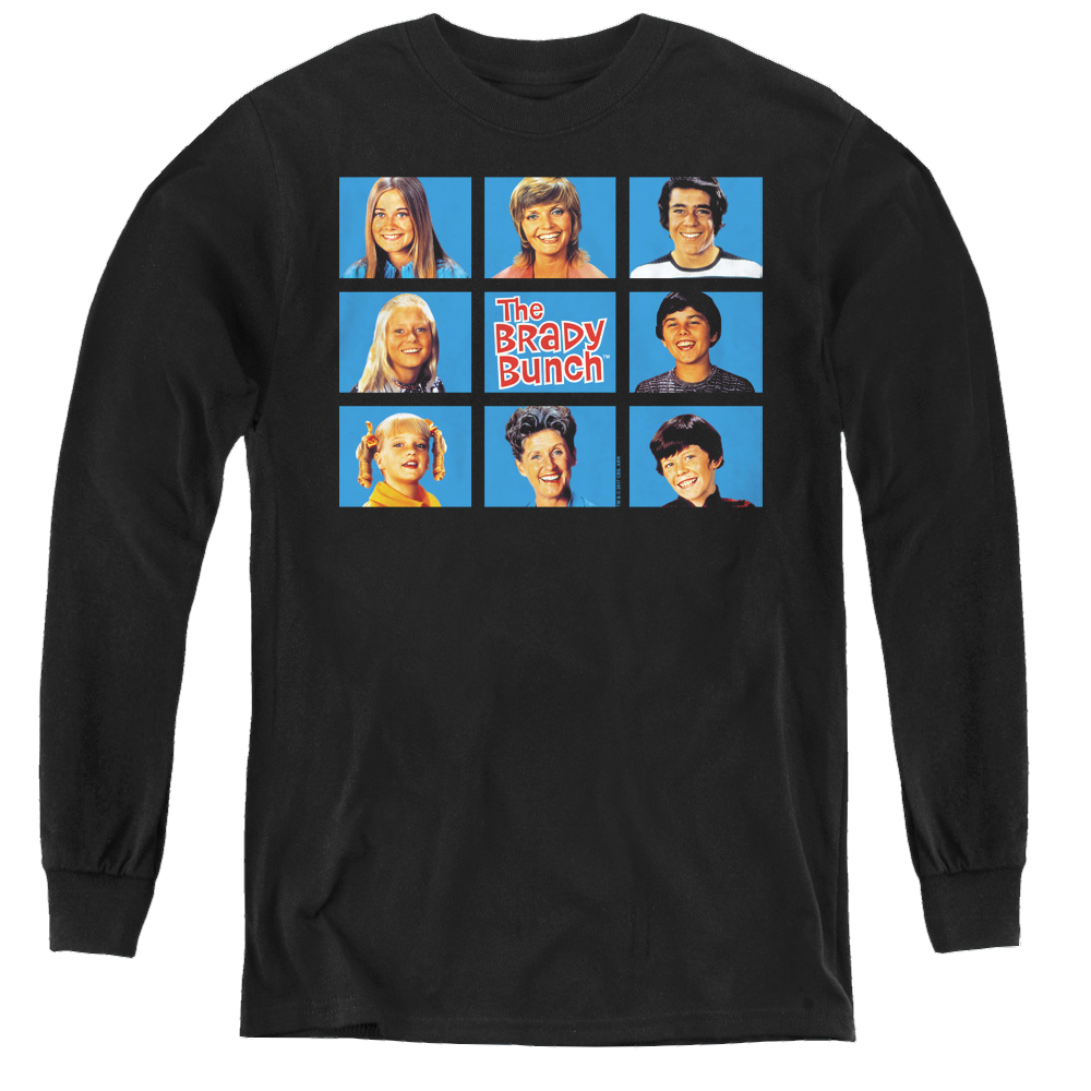 Brady Bunch, The Framed - Youth Long Sleeve T-Shirt Youth Long Sleeve T-Shirt Brady Bunch