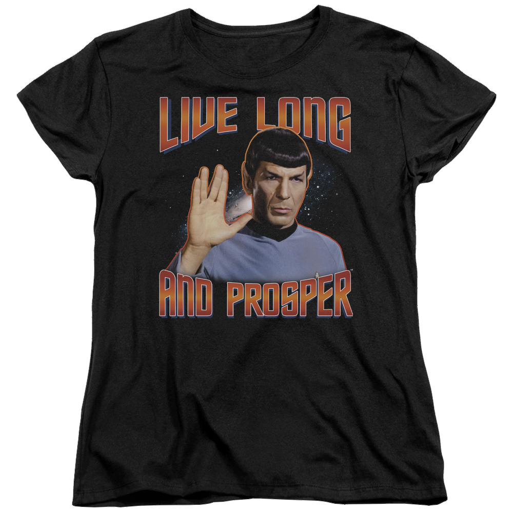 Star Trek Live Long And Prosper Women's T-Shirt Women's T-Shirt Star Trek