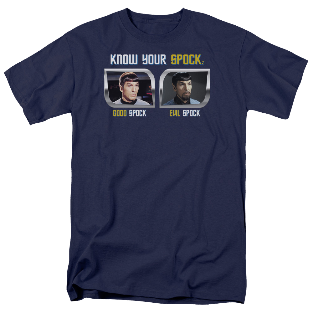 Star Trek Know Your Spock Men's Regular Fit T-Shirt Men's Regular Fit T-Shirt Star Trek