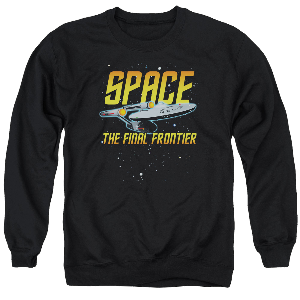 Star Trek Space Men's Crewneck Sweatshirt Men's Crewneck Sweatshirt Star Trek