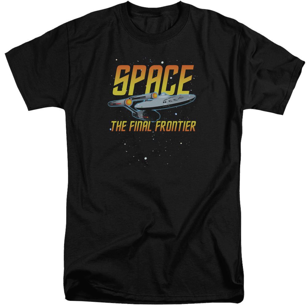 Star Trek Space Men's Tall Fit T-Shirt Men's Tall Fit T-Shirt Star Trek