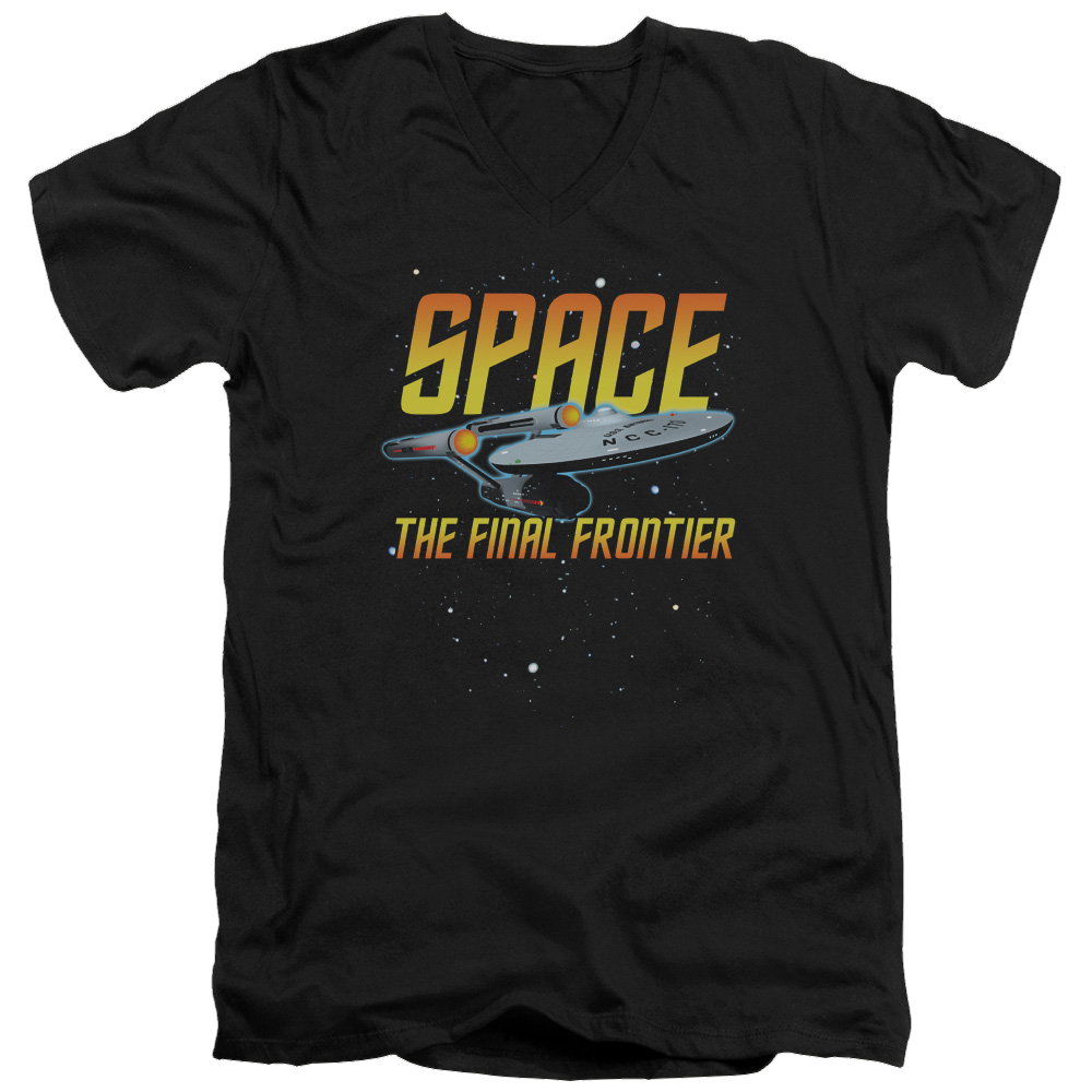 Star Trek Space Men's V-Neck T-Shirt Men's V-Neck T-Shirt Star Trek