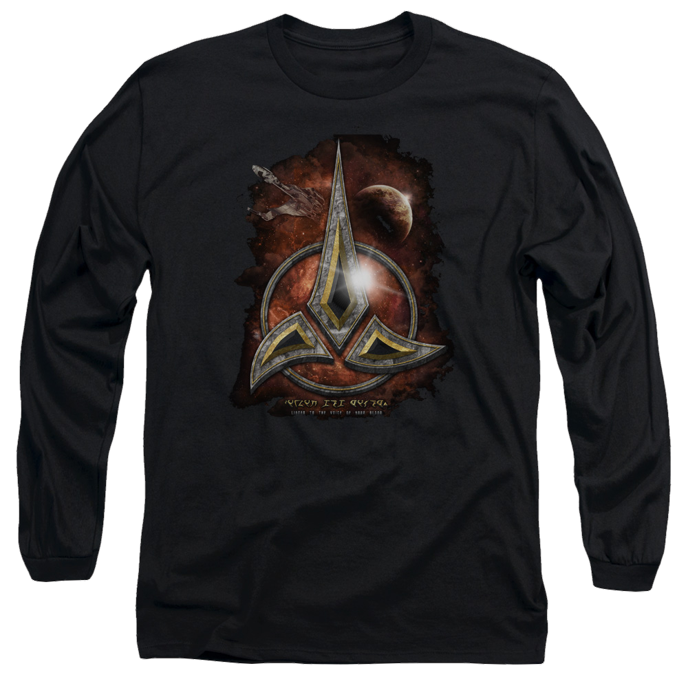Star Trek Klingon Crest Men's Long Sleeve T-Shirt Men's Long Sleeve T-Shirt Star Trek