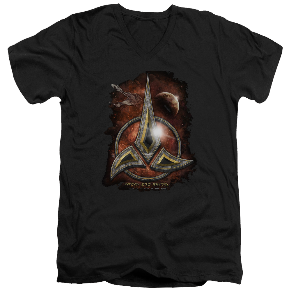 Star Trek Klingon Crest Men's V-Neck T-Shirt Men's V-Neck T-Shirt Star Trek