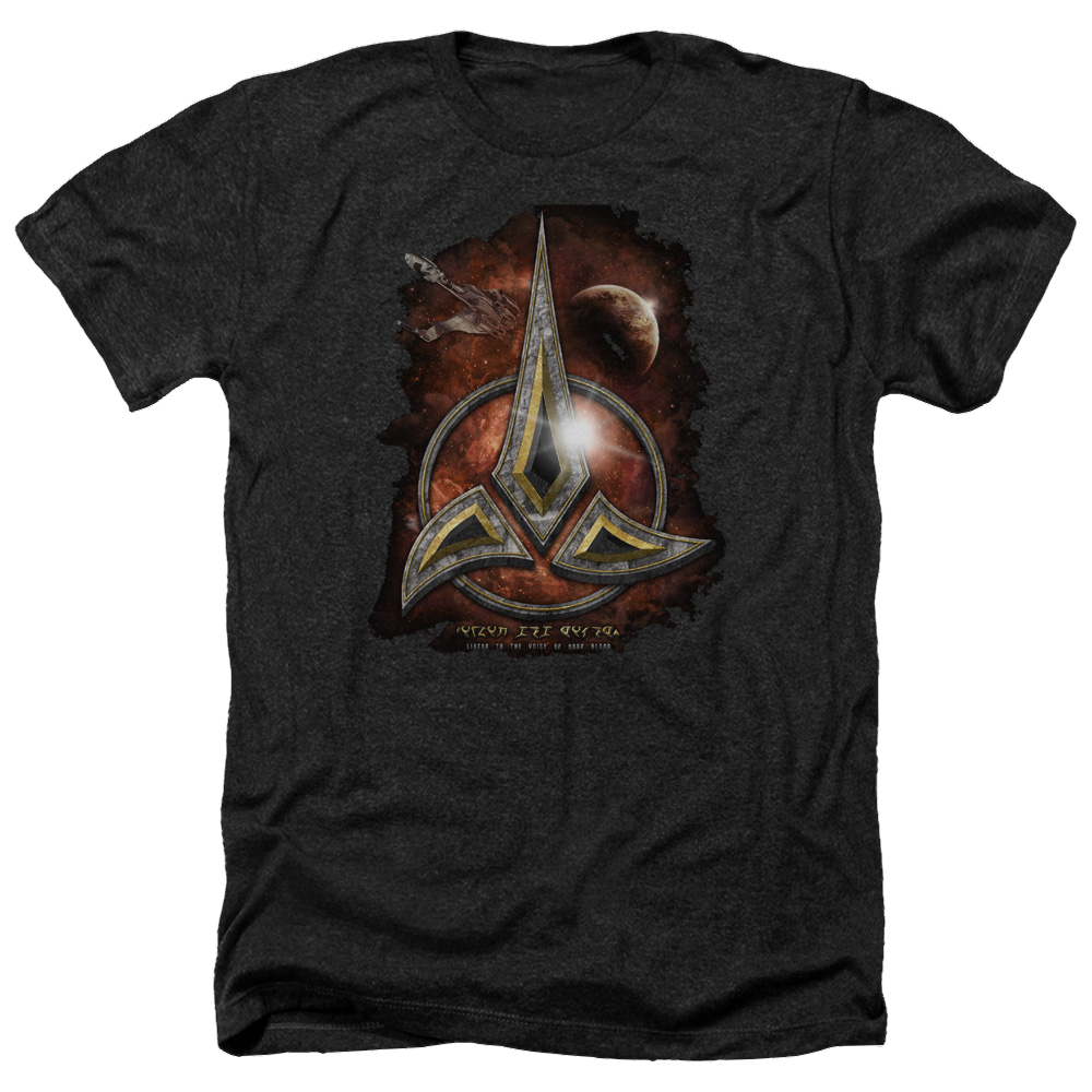 Star Trek Klingon Crest Men's Heather T-Shirt Men's Heather T-Shirt Star Trek