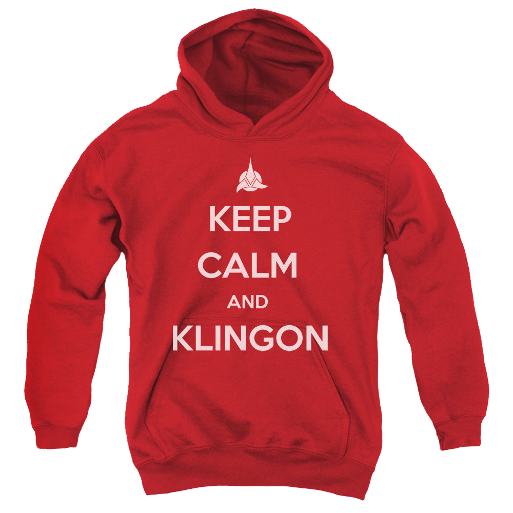 Star Trek The Next Generation Calm Klingon - Youth Hoodie Youth Hoodie (Ages 8-12) Star Trek