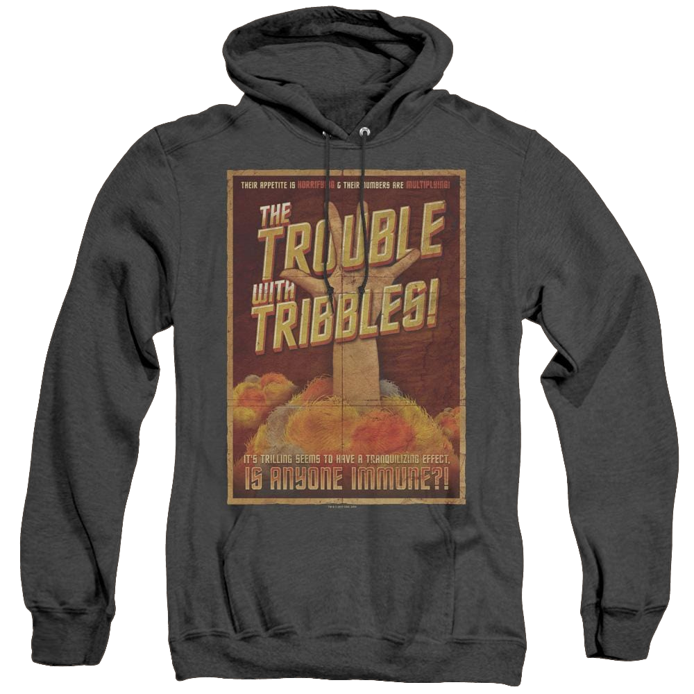 Star Trek The Original Series Tribbles: The Movie - Heather Pullover Hoodie Heather Pullover Hoodie Star Trek