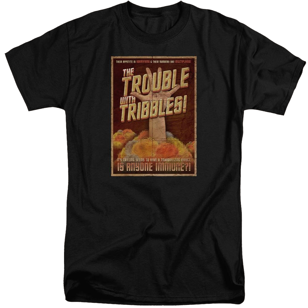 Star Trek Tribbles: The Movie Men's Tall Fit T-Shirt Men's Tall Fit T-Shirt Star Trek
