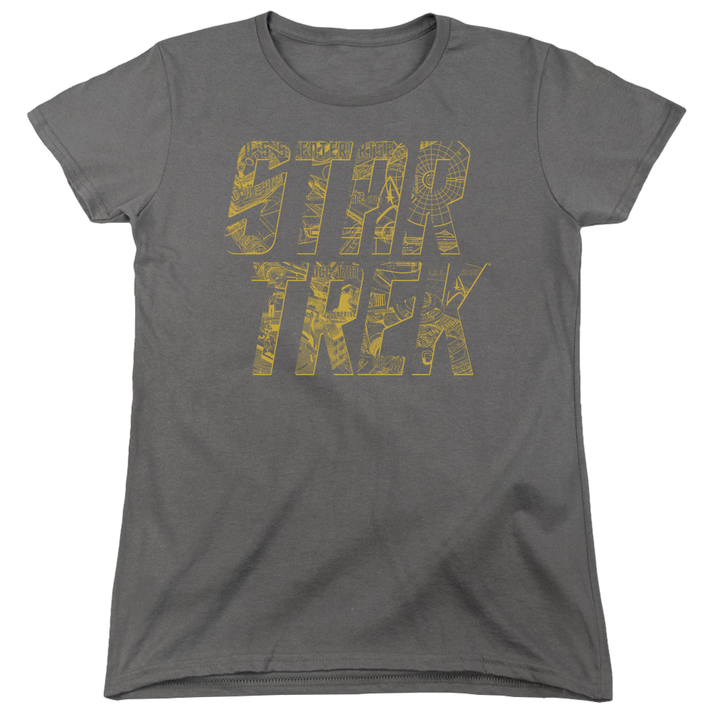 Star Trek Schematic Logo Women's T-Shirt Women's T-Shirt Star Trek