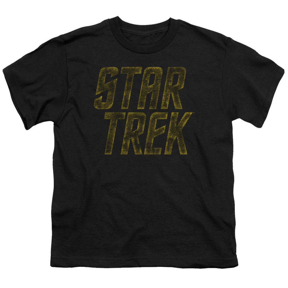Star Trek The Original Series Distressed Logo - Youth T-Shirt Youth T-Shirt (Ages 8-12) Star Trek