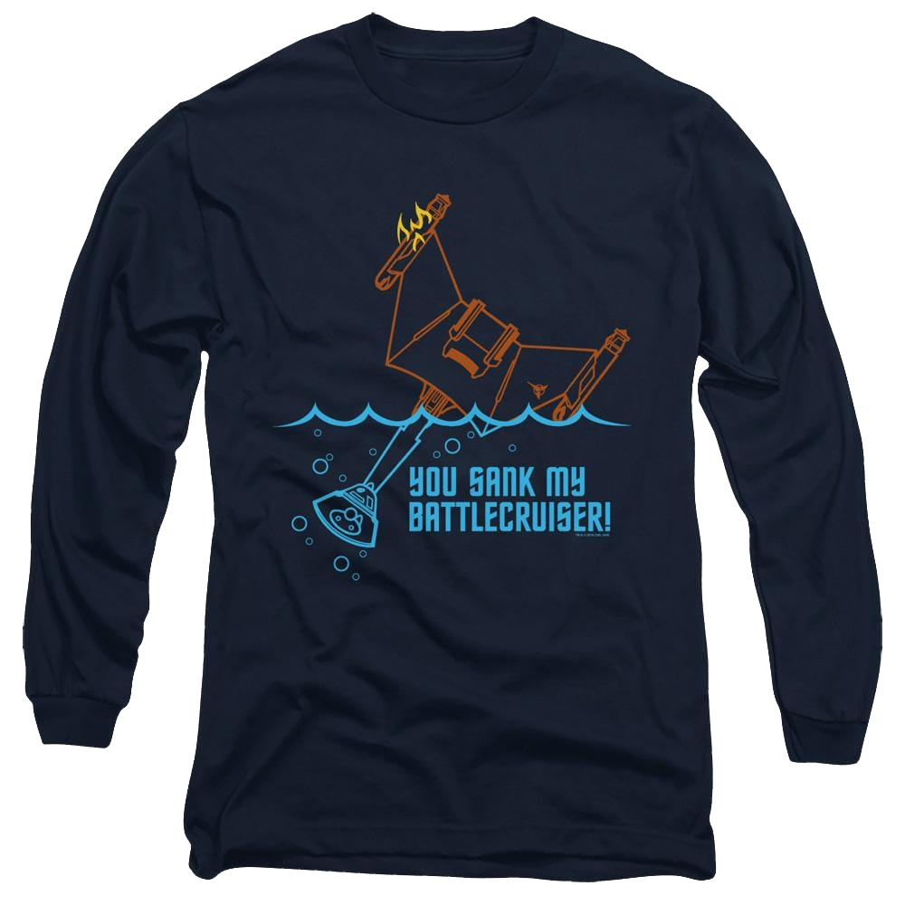 Star Trek The Original Series Battlecruiser - Men's Long Sleeve T-Shirt Men's Long Sleeve T-Shirt Star Trek