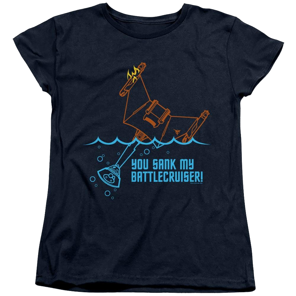 Star Trek The Original Series Battlecruiser - Women's T-Shirt Women's T-Shirt Star Trek