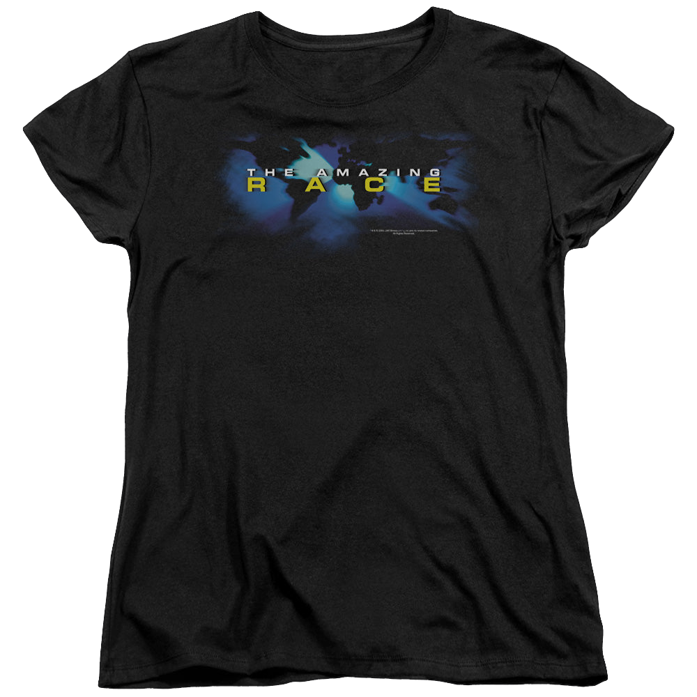 Amazing Race, The Faded Globe - Women's T-Shirt Women's T-Shirt The Amazing Race