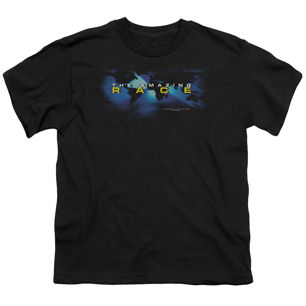 Amazing Race, The Faded Globe - Youth T-Shirt Youth T-Shirt (Ages 8-12) The Amazing Race
