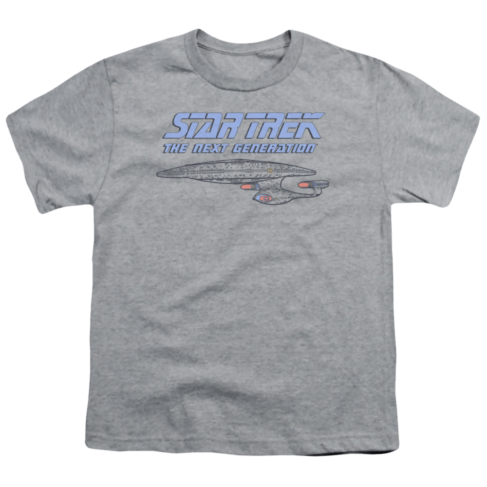 Star Trek The Next Generation Distressed Tng - Youth T-Shirt Youth T-Shirt (Ages 8-12) Star Trek