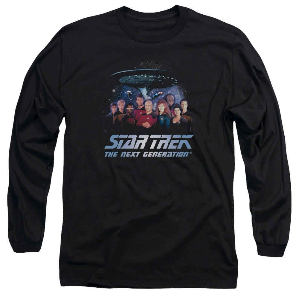 Star Trek Space Group Men's Long Sleeve T-Shirt Men's Long Sleeve T-Shirt Star Trek