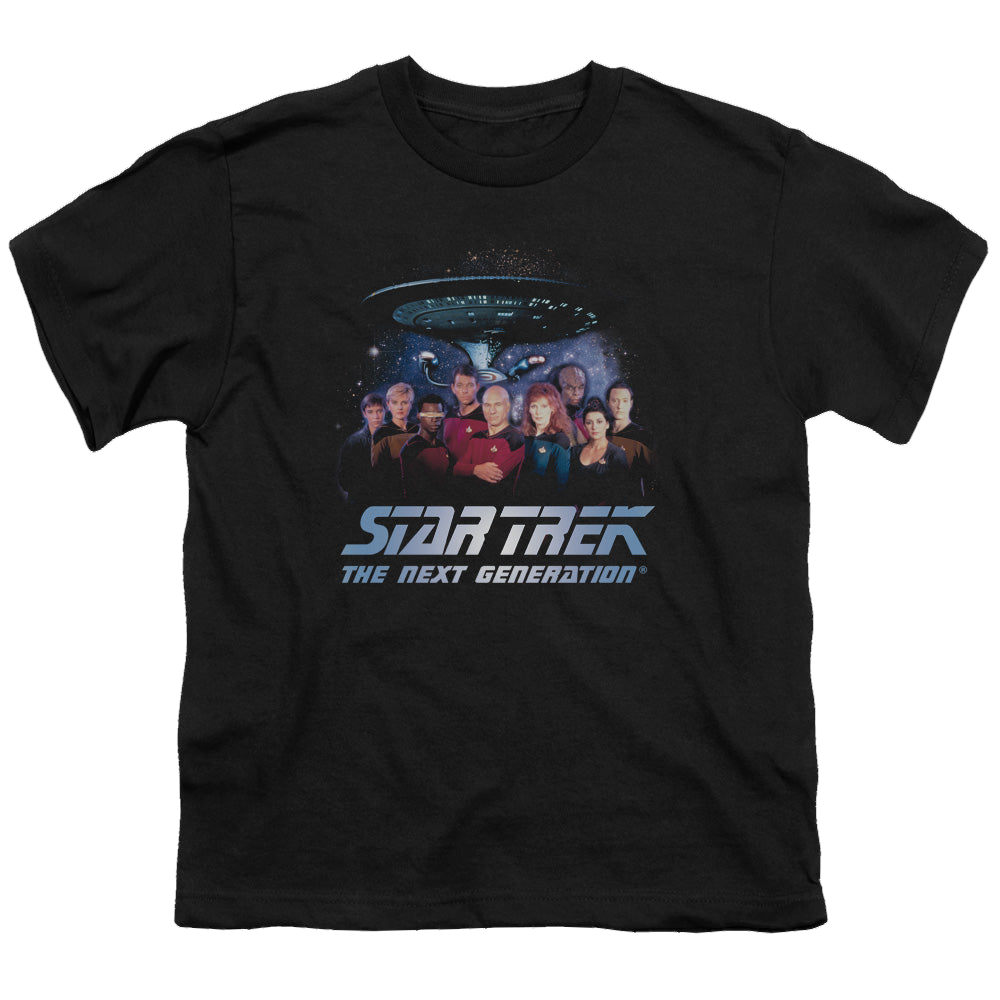 Star Trek The Next Generation Space Group - Youth T-Shirt Youth T-Shirt (Ages 8-12) Star Trek