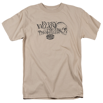 Sand men's regular fit t-shirt with Survivor Lonely Villains graphic
