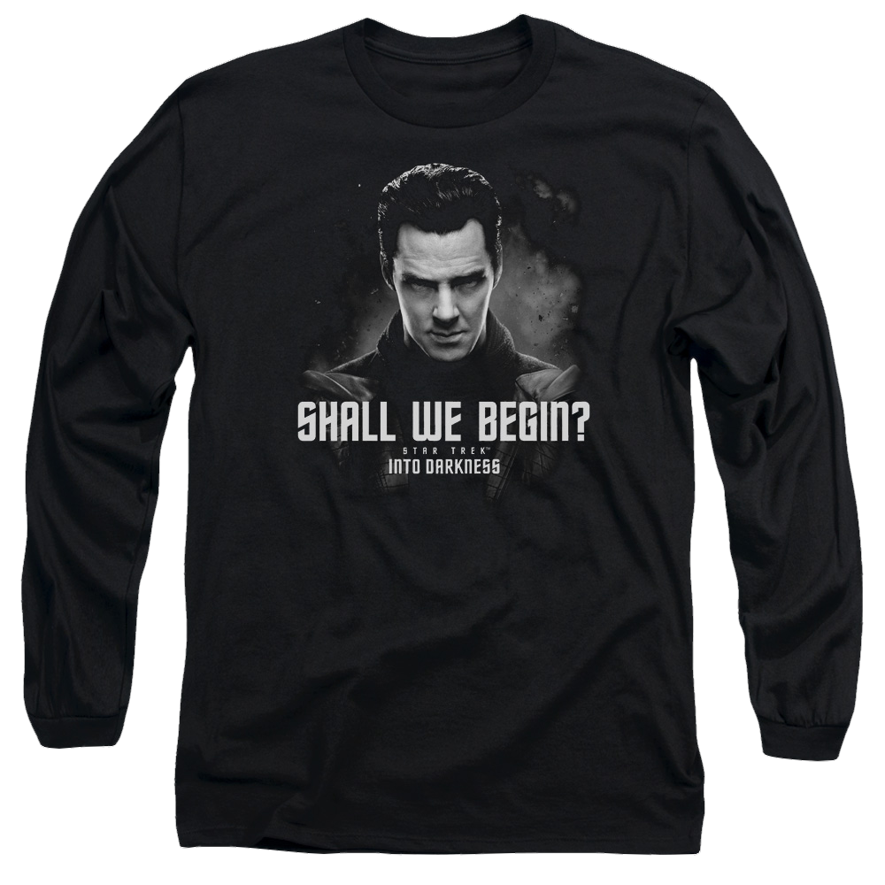 Star Trek Shall We Begin Men's Long Sleeve T-Shirt Men's Long Sleeve T-Shirt Star Trek