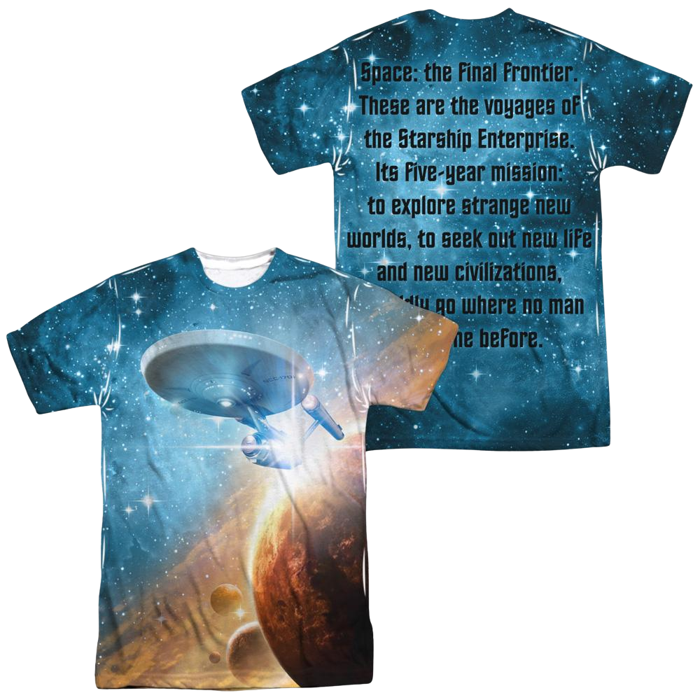 Star Trek Final Frontier Men's All Over Print T-Shirt Men's All-Over Print T-Shirt Star Trek