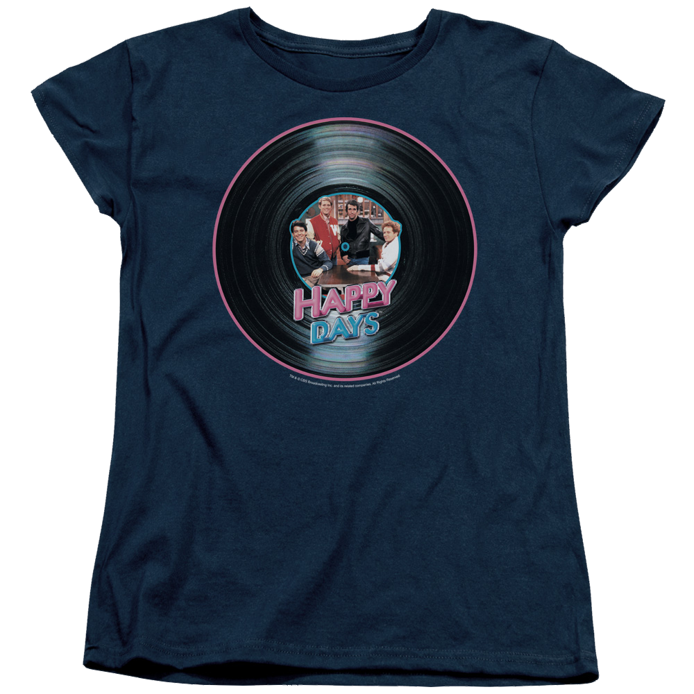 Happy Days On The Record - Women's T-Shirt Women's T-Shirt Happy Days