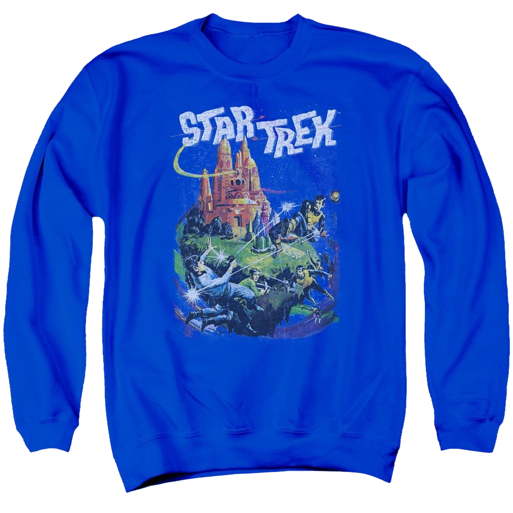 Star Trek Vulcan Battle Men's Crewneck Sweatshirt Men's Crewneck Sweatshirt Star Trek