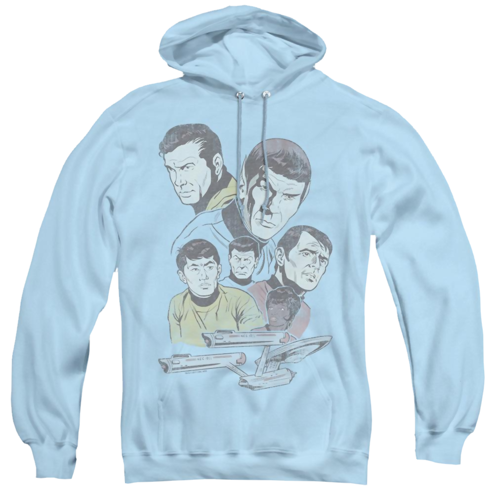 Star Trek The Original Series Retro Crew - Pullover Hoodie Pullover Hoodie Star Trek