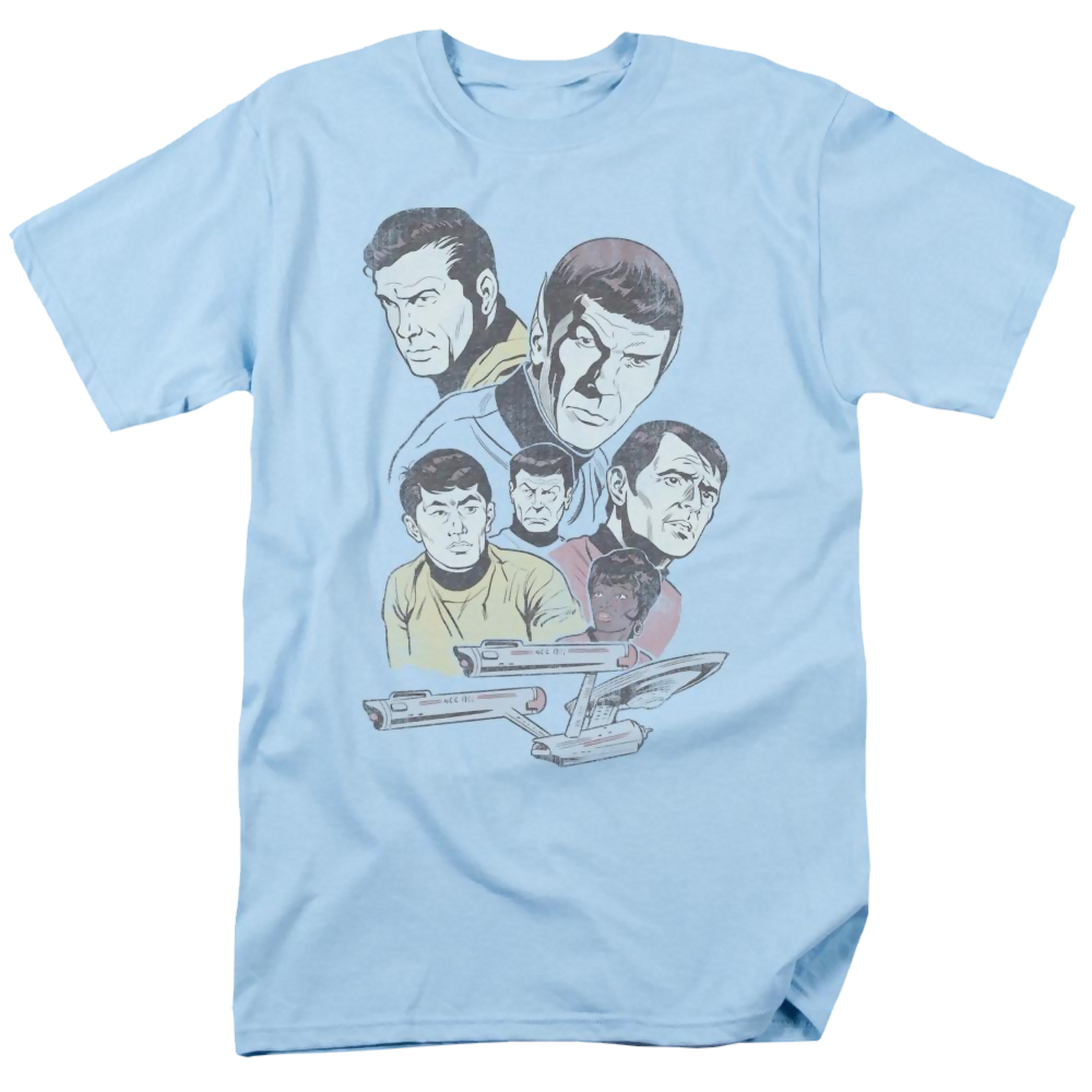 Star Trek The Original Series Retro Crew - Men's Regular Fit T-Shirt Men's Regular Fit T-Shirt Star Trek