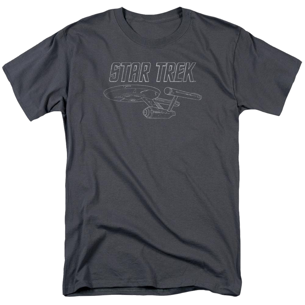 Star Trek Tos Enterprise Men's Regular Fit T-Shirt Men's Regular Fit T-Shirt Star Trek
