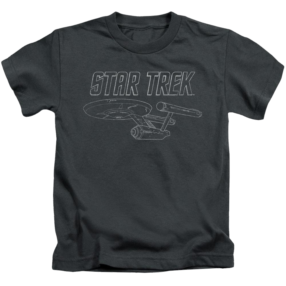 Star Trek Tos Enterprise Kid's T-Shirt (Ages 4-7) Kid's T-Shirt (Ages 4-7) Star Trek