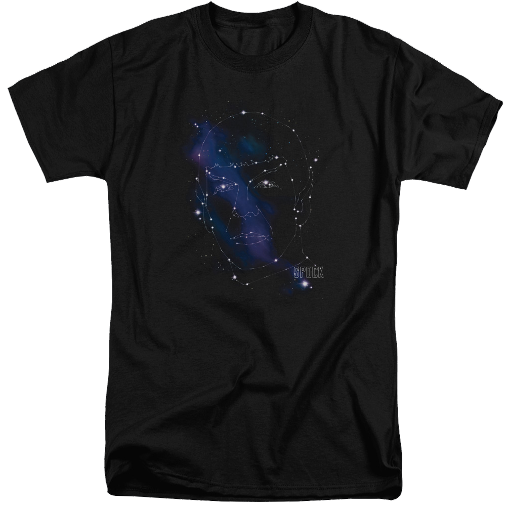Star Trek Spock Constellations Men's Tall Fit T-Shirt Men's Tall Fit T-Shirt Star Trek