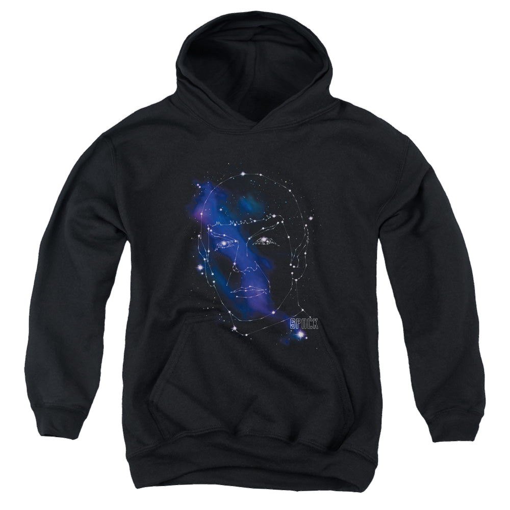 Star Trek The Original Series Spock Constellations - Youth Hoodie Youth Hoodie (Ages 8-12) Star Trek