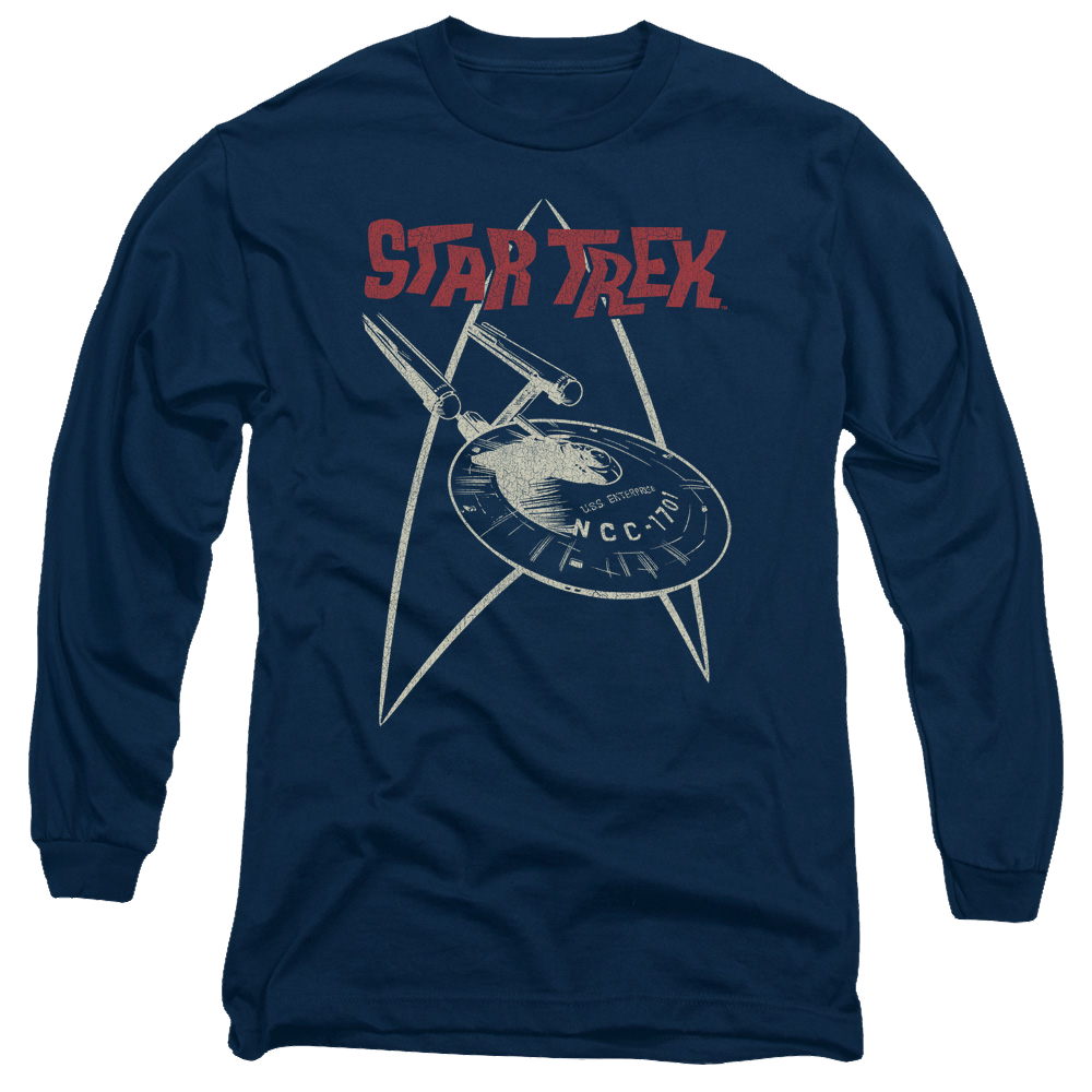 Star Trek Ship Symbol Men's Long Sleeve T-Shirt Men's Long Sleeve T-Shirt Star Trek