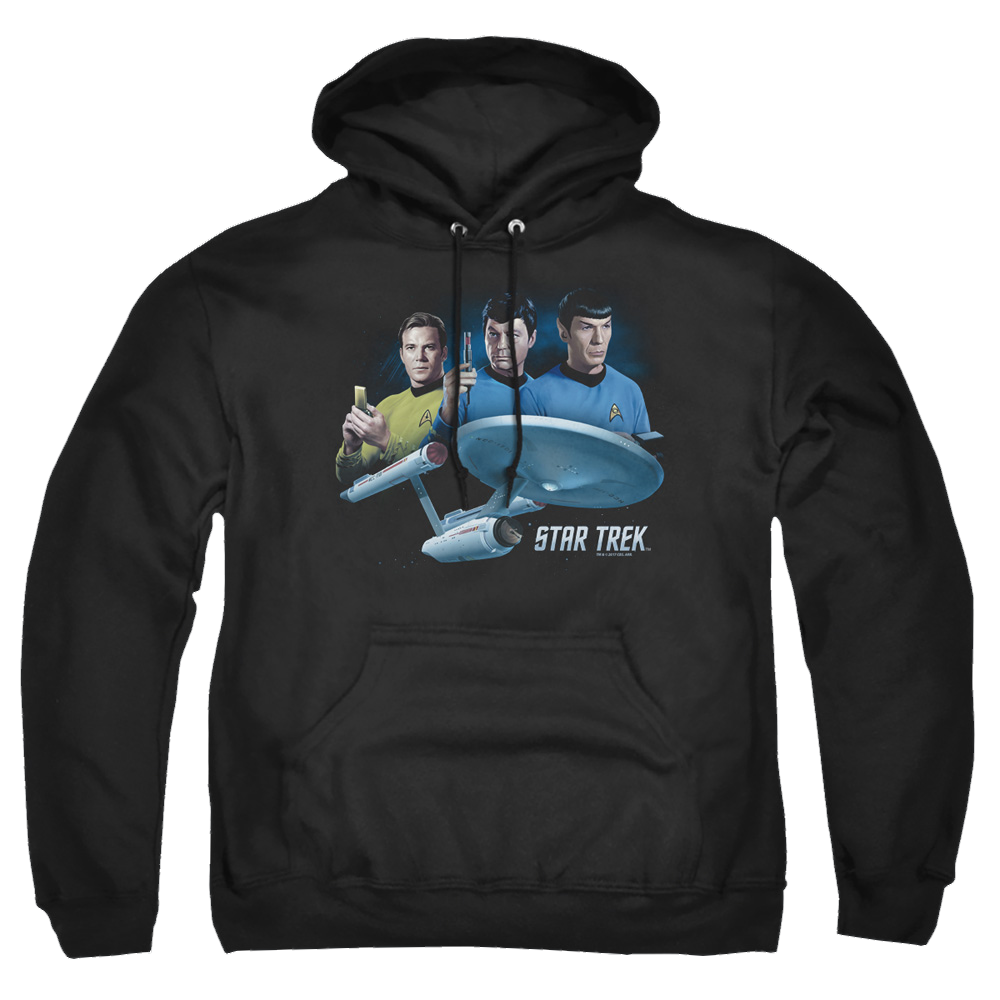 Star Trek Main Three Pullover Hoodie Pullover Hoodie Star Trek