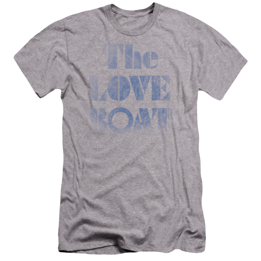 Love Boat, The Distressed - Men's Premium Slim Fit T-Shirt Men's Premium Slim Fit T-Shirt The Love Boat