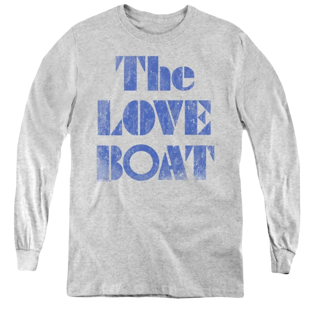 Love Boat, The Distressed - Youth Long Sleeve T-Shirt Youth Long Sleeve T-Shirt The Love Boat